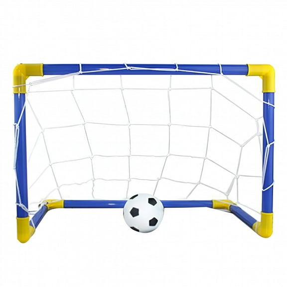 BESTSKY Outdoor Toys Foldable Boys Soccer Toys Training Practice Children Football Goal Post Net Set