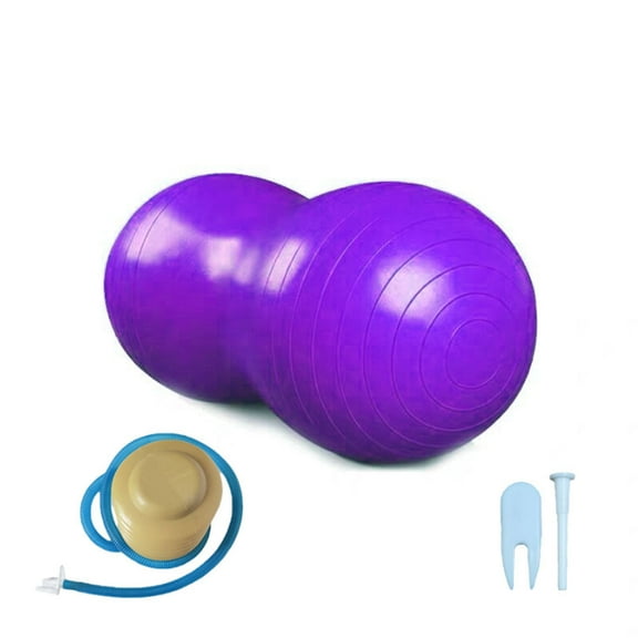 BESTSKY Peanut Ball, Thickened Anti-Burst Yoga Ball for Exercise and Workout, PVC Material for Safety, Clear Textured Grip, Ideal for Childrens Rehabilitation and Massage
