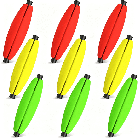BESTSKY Peg Floats SlottedFishing Floats for CatfishFishing Cigar Foam Bobber for Santee Rig1.5In2In2.5In3In Multi-Size Slotted Fishing Corks