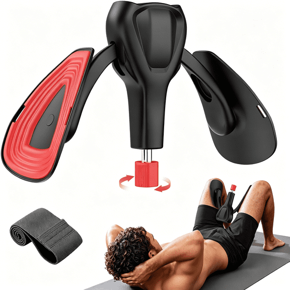 BESTSKY Pelvic Floor Exercise Devices 77 lb Adjustable Kegel Inner Thigh Exerciser and Hip Trainer Workout Equipment for Home Postpartum Recovery,with Band