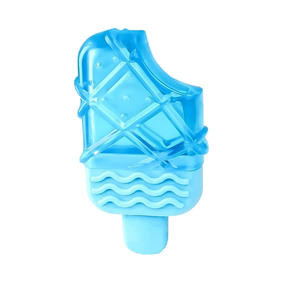 BESTSKY Pet Cooling Teether Toy with Fruit Ice Cube Mold  Freezable Chew Toy for Summer,Squeaky Sound&Dental Relief for Small Dogs&Puppies