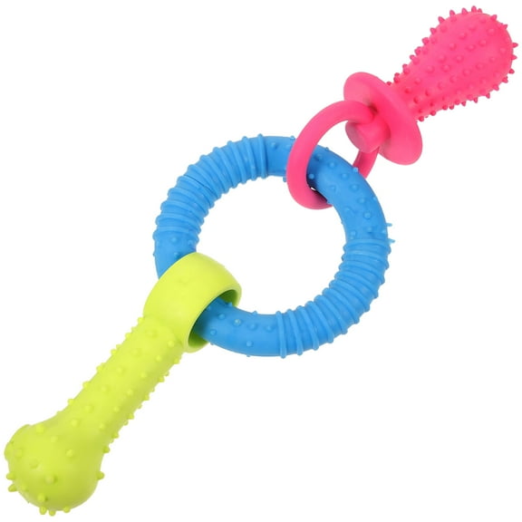 BESTSKY Pet Dog Pacifier Chew Toy Puppy Teething Toy Dog Biting Pacifier Plaything Dog Supply