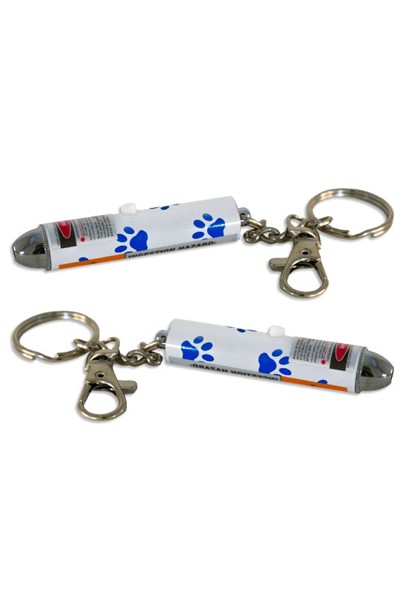 Pet Laser Exerciser and Keychain Toy Laser Pointer Cat Toy Cat Laser Pointer Toy 2 Pack