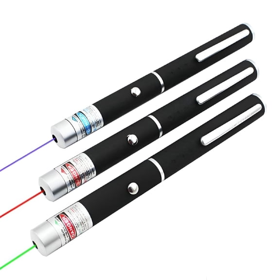 BESTSKY Pet Pointer Red Green Blue And Purple Single-Point Beam Laser Pointer Toy 3 Color Pen Set
