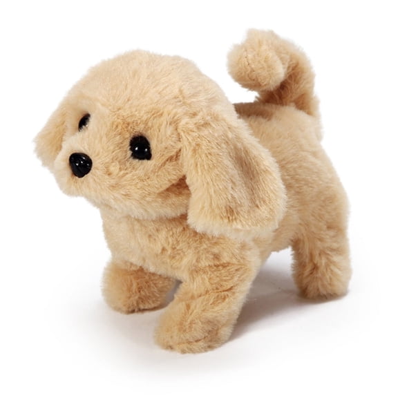 BESTSKY Pet Toy Dog Barks Sits Walk and Flips Plush Dog Toy Puppy Electronic Interactive Dog Golden Retriever