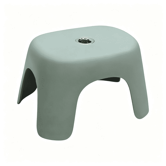 BESTSKY Plastic Step Stool,Anti-Slip Abs Shower Stool,Anti-Slip Bath Stool,Compact Foot Stools for Bathroom,Home,Kitchen,Green Anti-Slip Plastic Step Stool