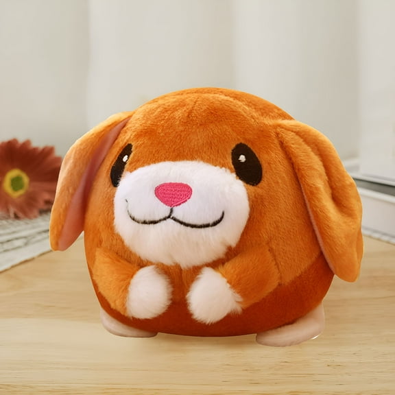 BESTSKY Plush Dog Toy Active Moving Pet Plush Toy with Detachable Cover Cartoon Animal Interactive Dog Toy Talking and Moving Dog Toy Electronic Sound Dog Toy Shake Bounce Boredom Toys for Small Dogs