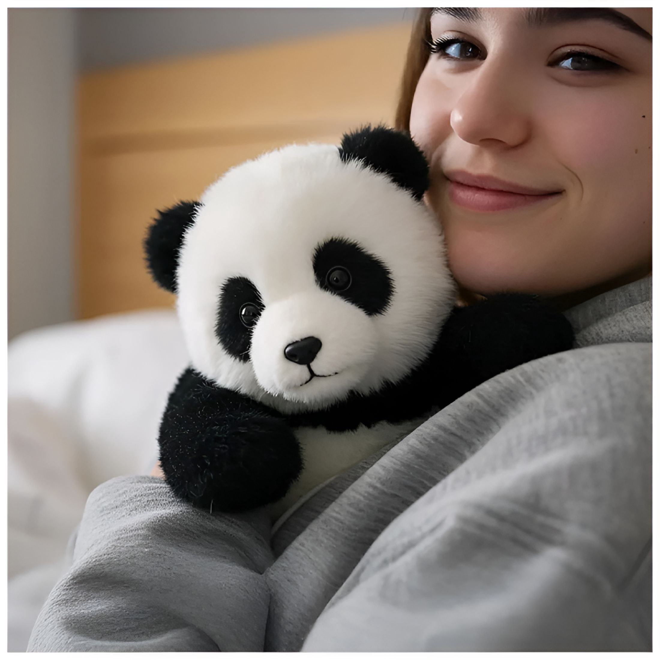 BESTSKY Plush Panda Toy, Emotional Support Panda with Ultra-Soft Fur ...