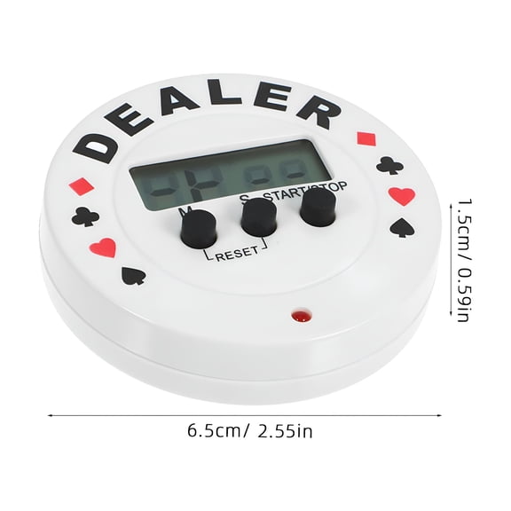 BESTSKY Poker Timer Countdown Timer Board Game Dealer Digital Clock Game Timer