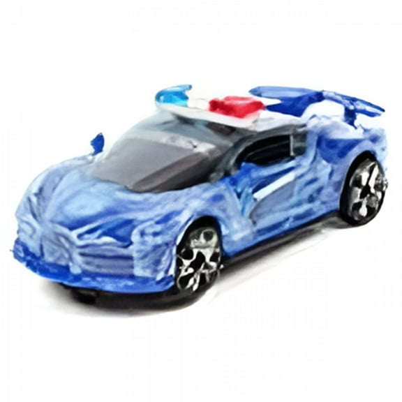 BESTSKY Police Car with LED Lights Music Car Toy,Real Siren Sounds Car Toy Battery-Powered 360 Rotation Light-Up Police Car,Great Gift for Boys and Girls