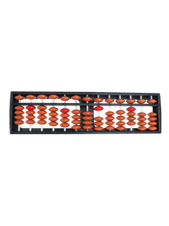 Portable 13 Rods Plastic Abacus Soroban Calculating Tool Educational Tool for Students
