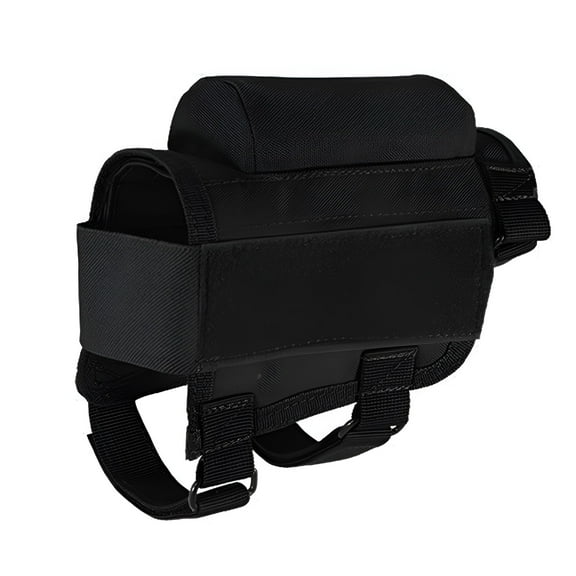 BESTSKY Portable Adjustable Tactical Butt Stock Rifle Cheek Rest Pouch Holder Pack Black