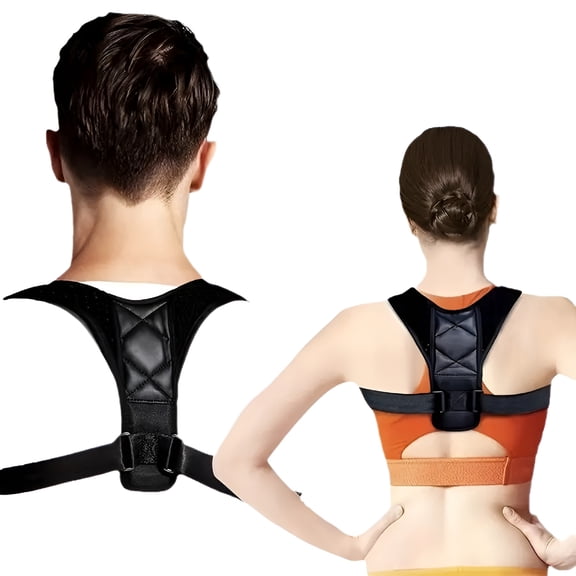 BESTSKY Posture Corrector - Adjustable Back Straightener - Relieve Shoulder, Neck & Back Pain, S(28-37Inch) 1Pcs