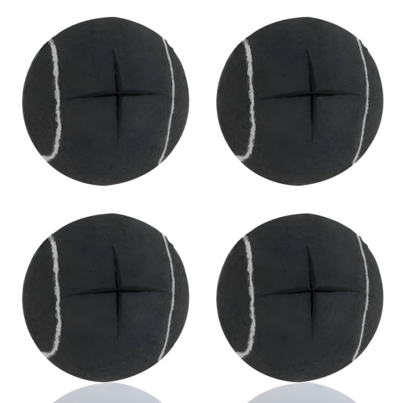 BESTSKY Precut Walker Tennis Balls 4 Pcs Balls with Precut Ing for Easy Installation Walker Accessories for Seniors Fit Most Walkers for Furniture Legs And Floor Protection