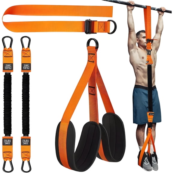 BESTSKY Pull Up Bands,Heavy Duty Resistance Bands for Working Out,Adjustable Weight Pull Up Bands Assistance Bands with Feet/Knee Rest,Workout Bands for Pull Up Bar,Strength Training