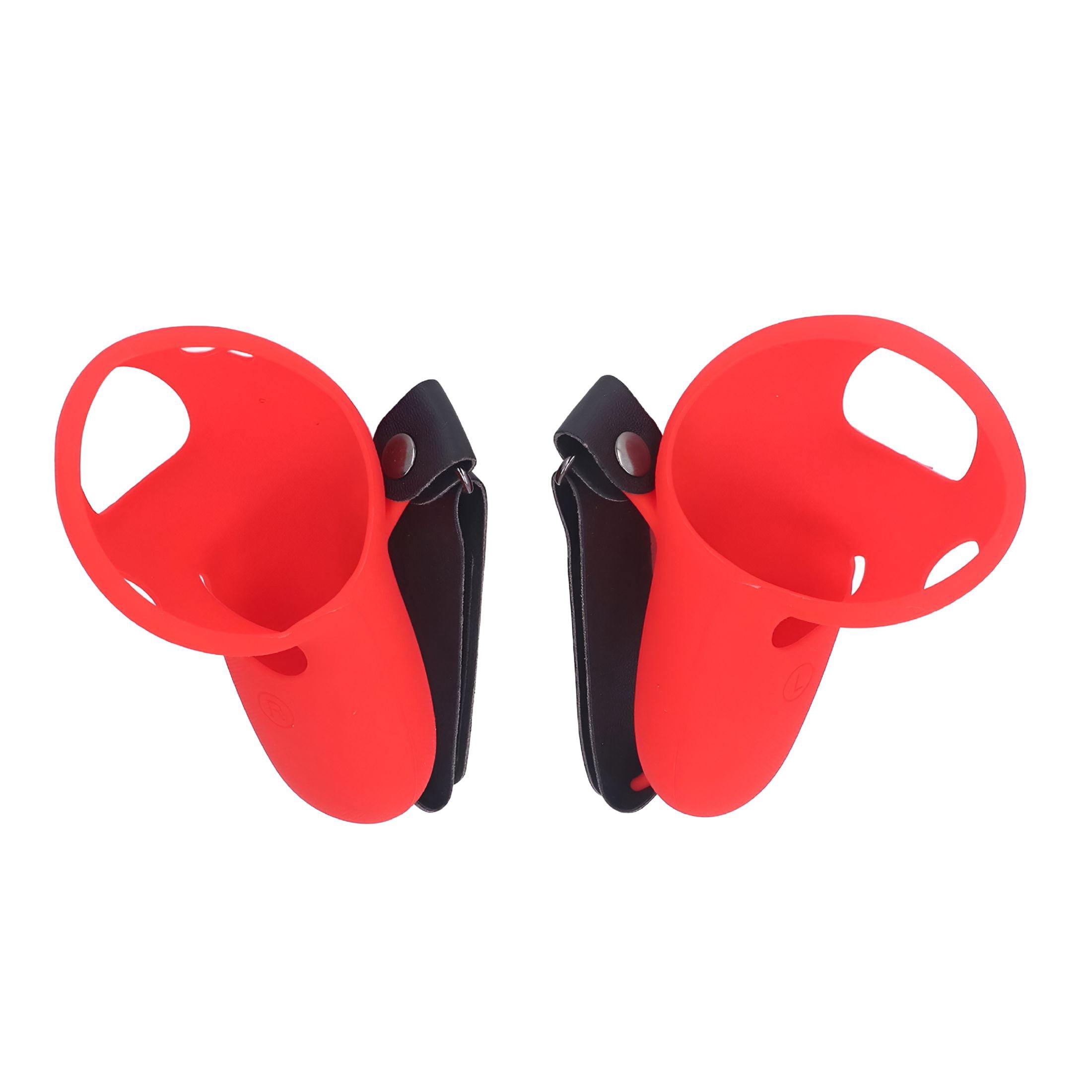 BESTSKY Quest Pro Red Touch Controller Silicone Grip Cover with Knuckle ...