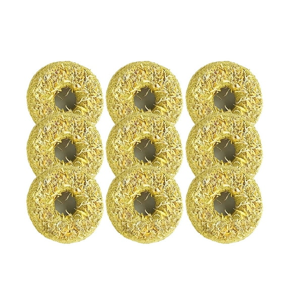 BESTSKY Rabbit Chew Toys,Herbal Floral Blend Rabbit Toys,High-Fiber Guinea Pig Toys,Flower-Flavored Rabbit Chew Toys for Teeth and Digestion Support