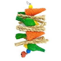 BESTSKY Rabbit Chew Toys,Organic Handmade Rabbit Toys,Engaging Guinea Pig Toys,Chewable Rabbit Chew Toys for Teeth Care and Playtime