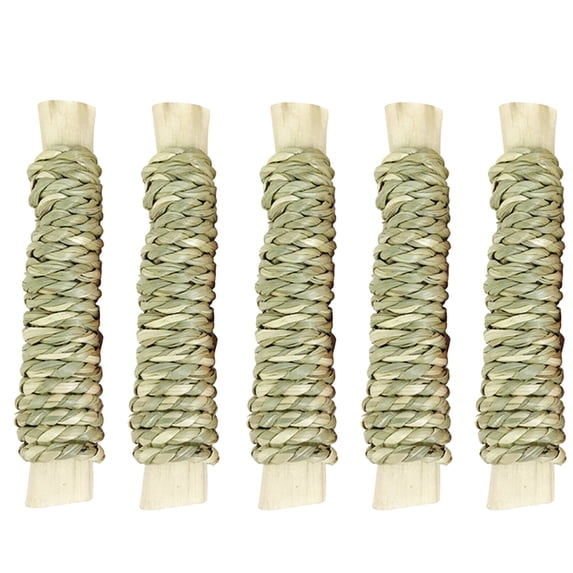 BESTSKY Rabbit Chew Toys,Organic Sweet Bamboo Rabbit Toys,High-Fiber Guinea Pig Toys,Refreshing Rabbit Chew Toys for Natural Teeth Grinding