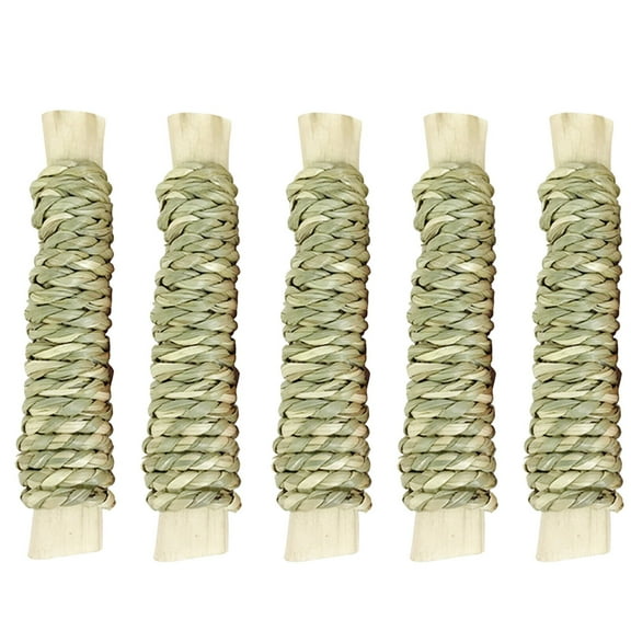 BESTSKY Rabbit Chew Toys,Organic Sweet Bamboo Rabbit Toys,High-Fiber Guinea Pig Toys,Refreshing Rabbit Chew Toys for Natural Teeth Grinding