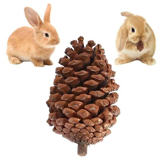 BESTSKY Rabbit Toys,Pinecone Rabbit Chew Toys,Teeth Grinding Bunny Toys,Style9