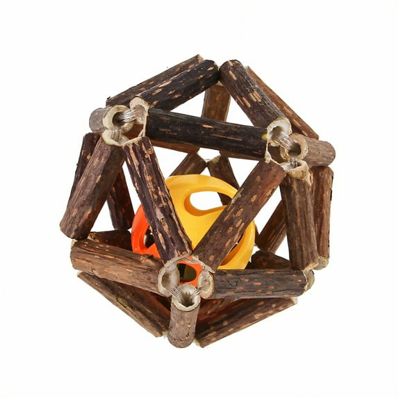 BESTSKY Rabbit Toys,Plant Fiber Rabbit Chew Toys,Instant Euphoria Bunny Stuff,Little Bell