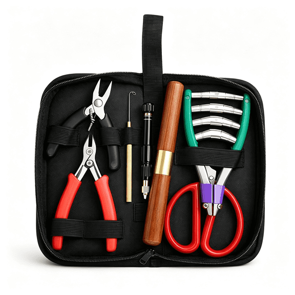 BESTSKY Racket Stringing Tool Set, Tennis & Badminton Racket Stringing Maintenance & Repair Kit with Storage Bag Maintenance & Repair Kit Tennis Stringing Machine