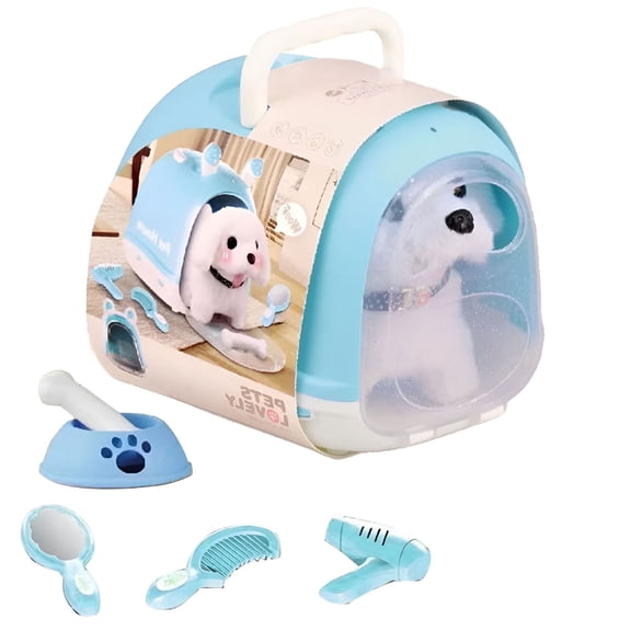 BESTSKY Realistic Robot Puppy, Interactive Electronic Plush Dog That Walks, Runs, Sits, and Barks, Lifelike Stuffed Pet Toy with Tail Wagging, Birthday Gift for Kids and Dog Lovers