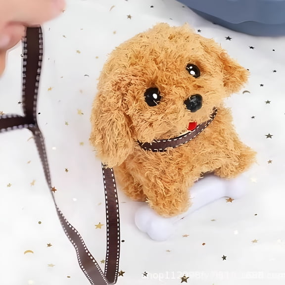 BESTSKY Realistic Robot Puppy, Interactive Walking Barking Toy Dog, Acts Like A Real Puppy 2 Pcs