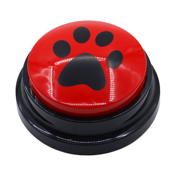 BESTSKY 2026 New Recordable Button,Customizable Recording Dog Buttons,Press to Go Out Dog Talking Buttons,Red,For Training,Interactive Communication,Pet Learning,Indoor Use