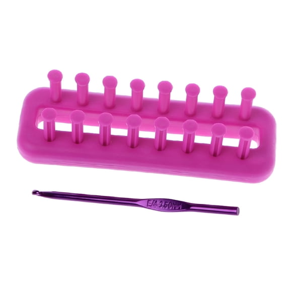 BESTSKY Rectangle Scarf Knitting Loom Kit, Solid Plastic DIY Craft Tool