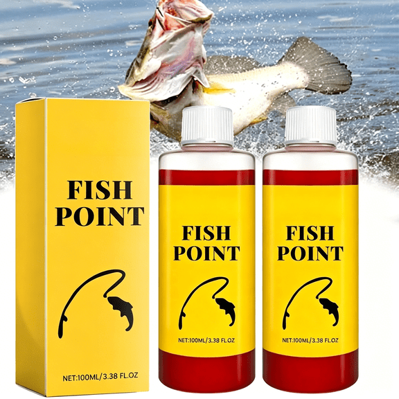 BESTSKY Red Worm Liquid Spray, Concentrated Fish Attractant Liquid, Fishing Bait Scent Attractant, Fast-Acting Red Worm Bait Additive for Freshwater Fishing, Enhances Scent &