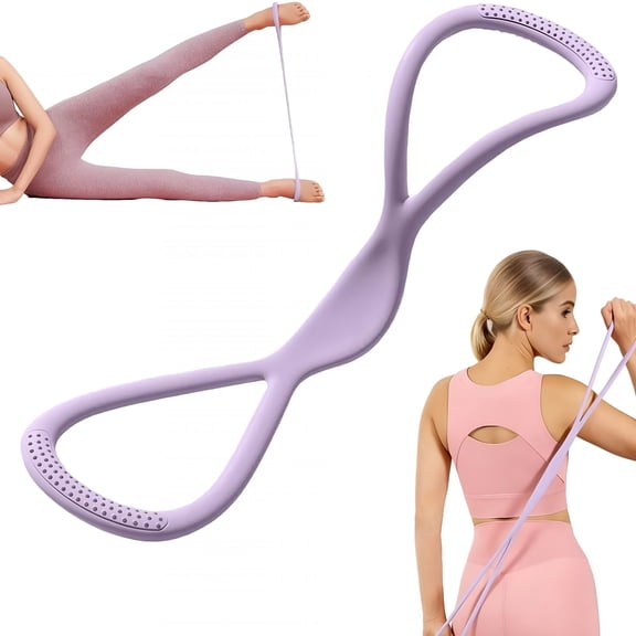 BESTSKY Resistance Bands 1 Pcs Set,Upgraded Figure 8 Arm Resistance Bands for Women with Non-Slip Handles,For Toning Back Arms & Glutes,Home Gym Yoga Pilates Stretch Fitness Equipment