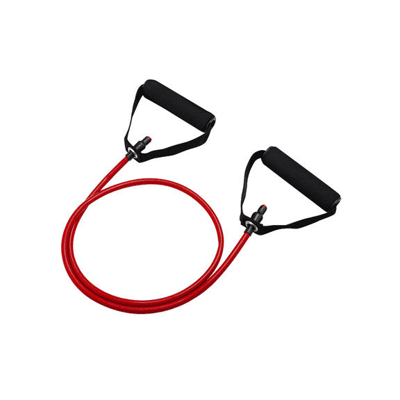 BESTSKY Resistance Bands,Portable Fitness Tool Exercise Bands,High Stretch TPE Workout Bands,20LB,Red