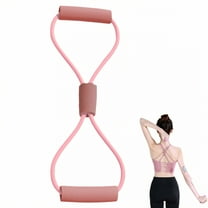 BESTSKY Resistance Bands,Workout Glutes Activation Resistance Bands with Handles,Elastic Booty Strength Exercise Bands,Pink,25-35Lb
