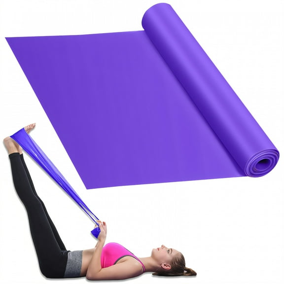 BESTSKY Resistance Bands for Working Out,Triple Elasticity Stretch Bands for Exercise,Yoga Strap for Rehab,Fitness,Strength Training,Purple