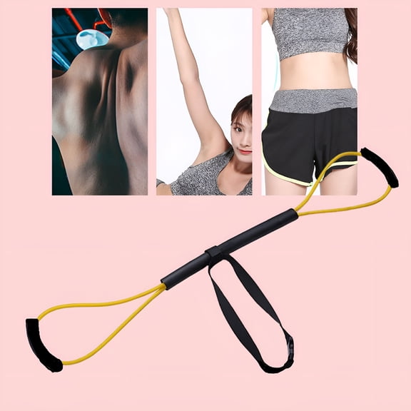 BESTSKY Resistance Rope NBR Soft Casing Boxing Resistance Band for Men & Women Soft Elastic 8-Figure Stretching Belt for Yoga and Fitness