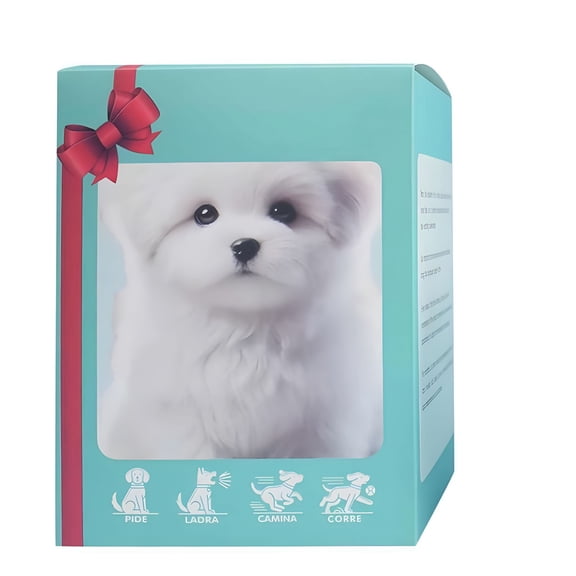 BESTSKY Robot Dog, - My Realistic Robot Puppy,Robot Dogs That Acts Like a Real Dog- Cute,Walking, Barking, Tail Wagging, Interactive Electronic Pet Plush Toy
