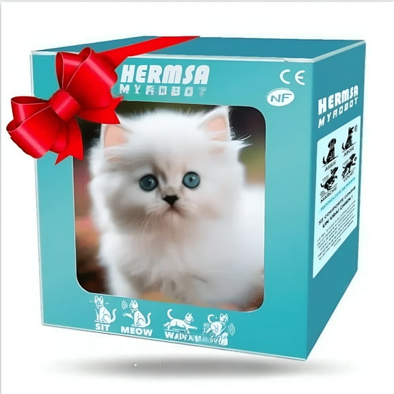 BESTSKY Robot Kitty Cat Electronic Interactive Pet Cat Cute Gifts