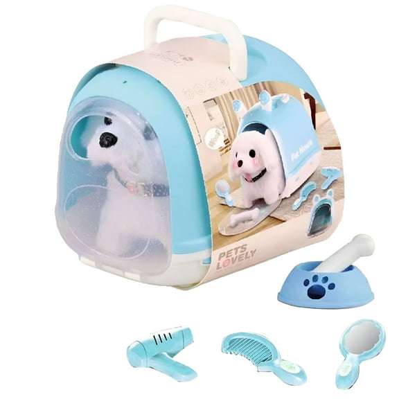 BESTSKY Robot Puppy That Acts Like a Real Puppy - Robot Puppy That Looks Like a Real One Baby Boy Gift Electronic Interactive Stuffed Dogs for Sitting,Barking,Walking and Running