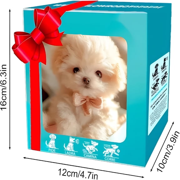 BESTSKY Robot Puppy, Realistic Robot Dog, Interactive Robot Dogs, Walking, Barking, Tail Wagging, for Pet Lovers, Robot Dog That Acts Like A Real Dog
