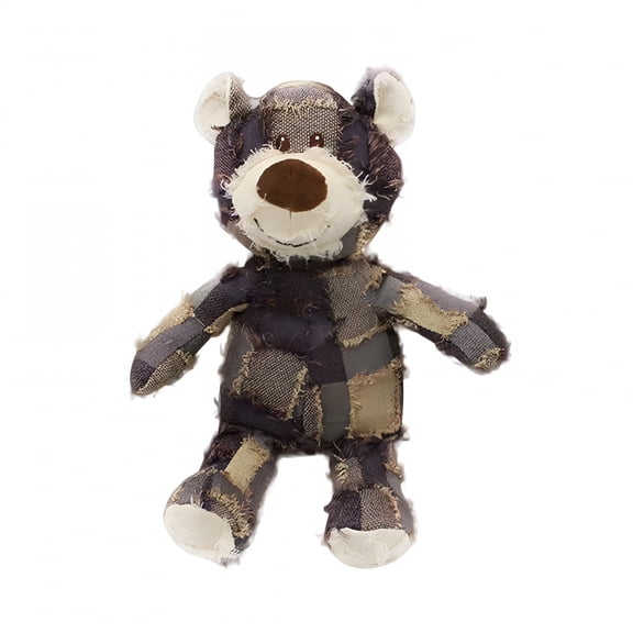 BESTSKY Robust Bear for Aggressive Chewers,Durable Squeaky Toys for Heavy Chewers,Interactive Dog Toy Unbreakable Stuffed Plush for Small,Medium Sized Dogs