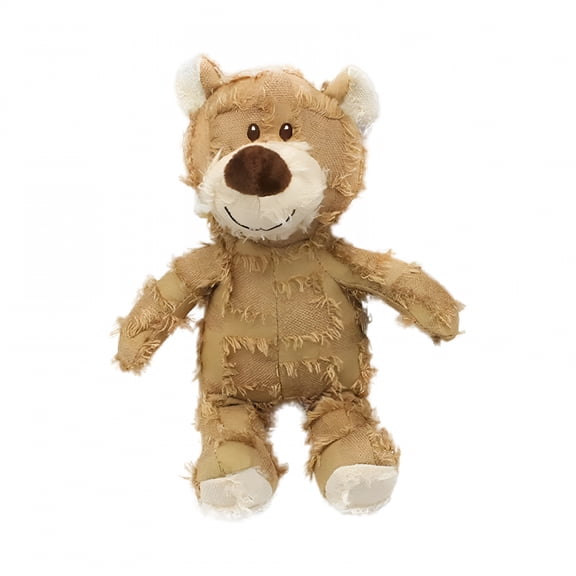 BESTSKY Robust Bear for Aggressive Chewers,Durable Squeaky Toys for Heavy Chewers,Interactive Dog Toy Unbreakable Stuffed Plush for Small,Medium Sized Dogs