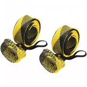 BESTSKY Rod Sock, Fishing Rod Sleeve Cover Braided Mesh Pole Protector Gloves Fishing Tools Flat End for Spinning Fishing Rod Fly Rod Ice Rod Casting Rod Braided pole wrap