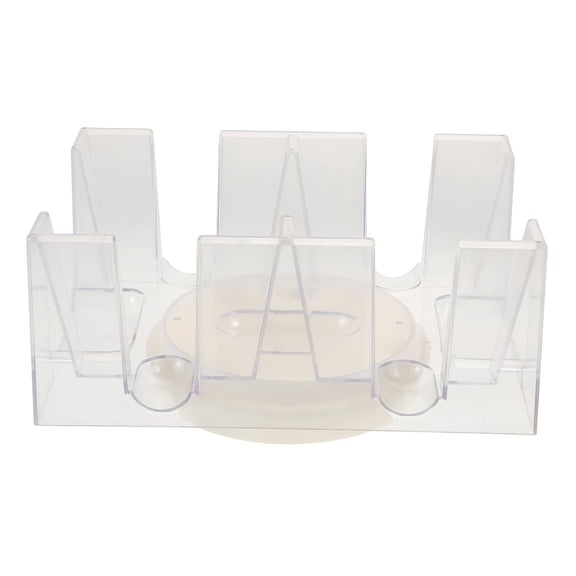 BESTSKY Rotatable Playing Card Tray Holding up to 6 Decks Rotating-Revolving Playing Card Tray, 7.09"X4.72"X3.35"