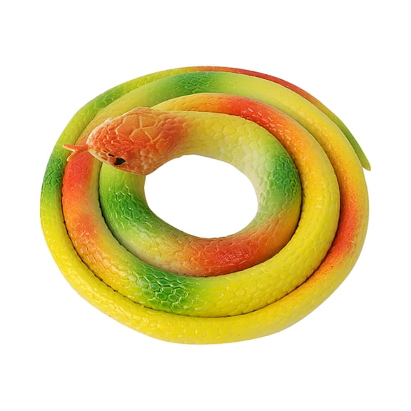 BESTSKY Rubber Snakes To Keep Birds Away Realistic Fake Rubber Snake For Garden Props To Scare Birds,Squirrels And Mice