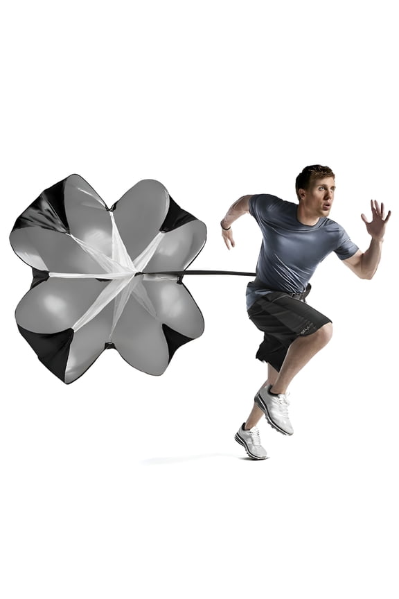2026 New Running Speed Training Parachute Foldable Sprint Resistance Trainer Exercise Soccer Training Equipment for Football, Track, Field, Gym