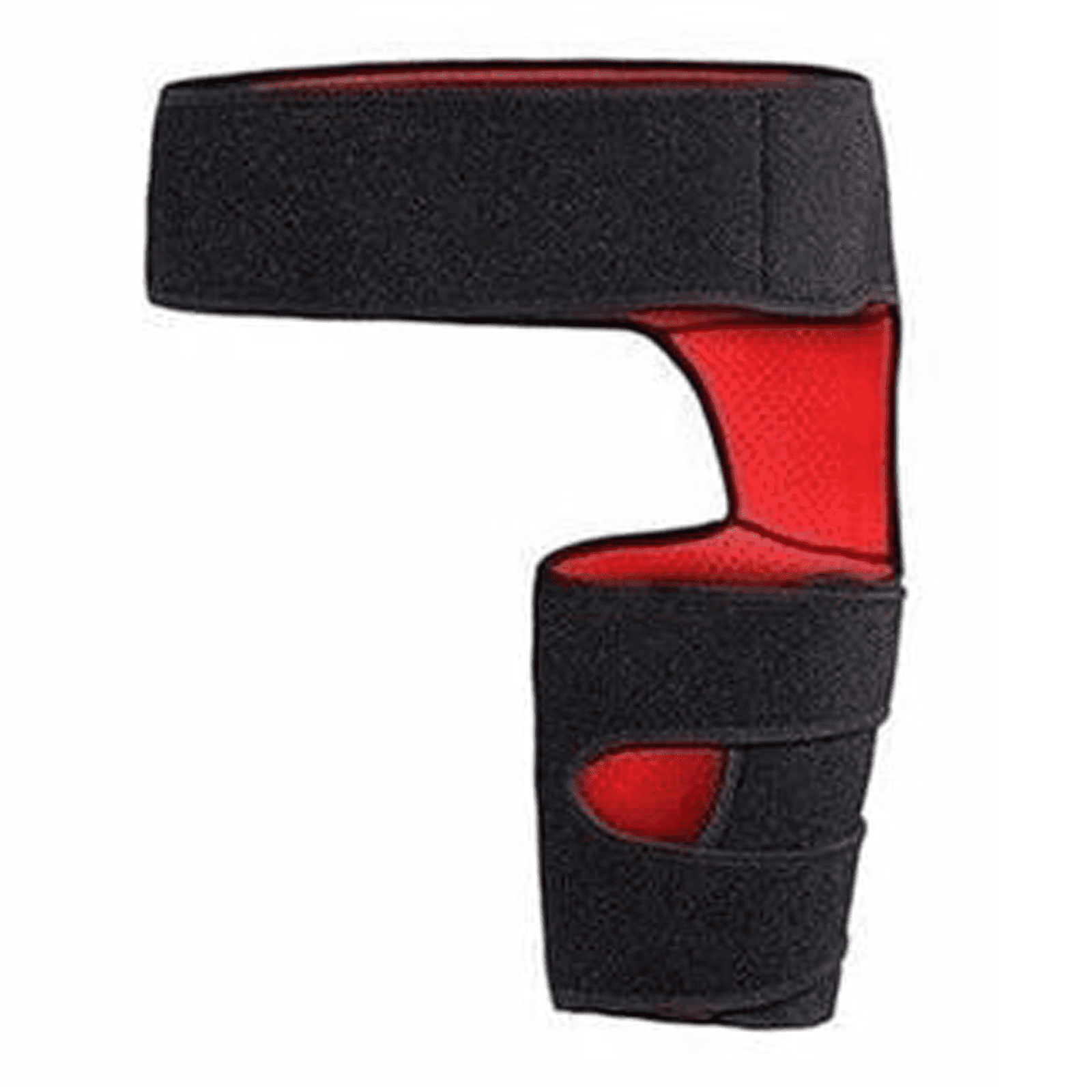 BESTSKY Sciatica Pain Relief Brace Hip Support Brace Hip Pain Relief Nerve Pain Relief Brace Knee Brace Black Red Style 2