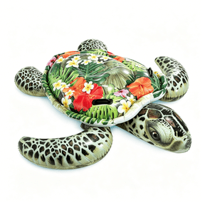 BESTSKY Sea Turtle Ride-On Pool Float with Realistic Design Pool Toys