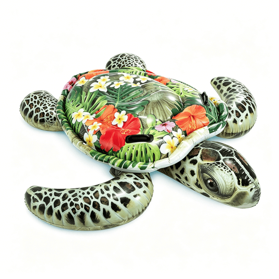 BESTSKY Sea Turtle Ride-On Pool Float with Realistic Design Pool Toys